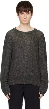 Серый вязаный свитер Schnayderman's