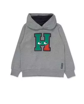 Серый вязаный свитшот для мальчика Tuc tuc, серый