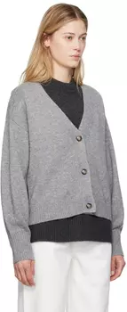Серый Занзибарский кардиган Loulou Studio