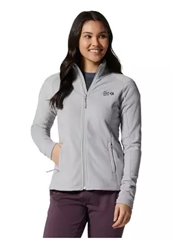 Серый женский однотонный флисовый свитшот Mountain Hardwear