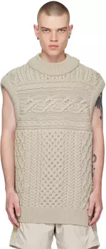 Серый жилет оверсайз Robyn Lynch