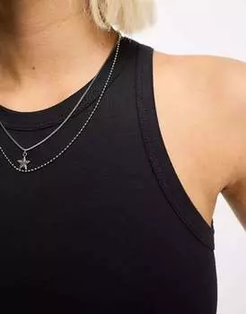 Серый жилет с вырезом COLLUSION