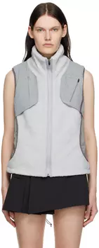Серый жилет со вставками Hyein Seo