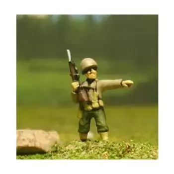 Сержанты и офицеры, WWII Miniatures - American (15mm) (Essex Miniatures)