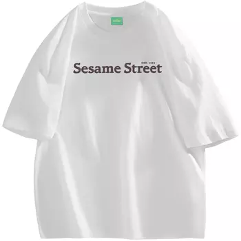 SESAME STREET Футболка унисекс «УЛИЦА СЕЗАМ», Абрикос