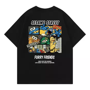 SESAME STREET Футболка унисекс «УЛИЦА СЕЗАМ», Белый