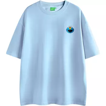 SESAME STREET Футболка унисекс «УЛИЦА СЕЗАМ», Драконий фрукт красный