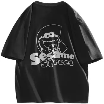 SESAME STREET Футболка унисекс «УЛИЦА СЕЗАМ», Темно-серый