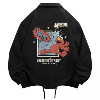 SESAME STREET Куртка унисекс «УЛИЦА СЕЗАМ», Военно-морской