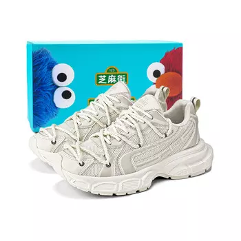 SESAME STREET Массивные кроссовки «УЛИЦА СЕЗАМ» унисекс, Бежевый