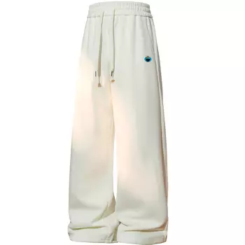 SESAME STREET Повседневные брюки унисекс «УЛИЦА СЕЗАМ», Темно-серый (красная мультяшная голова)