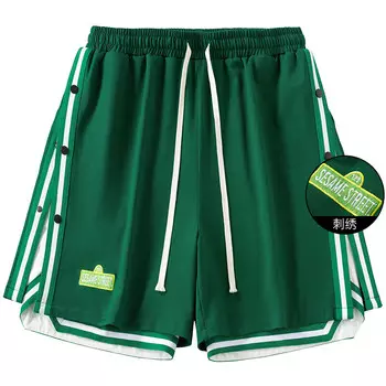 SESAME STREET Повседневные шорты унисекс «УЛИЦА СЕЗАМ», Абрикос