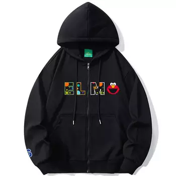 SESAME STREET Толстовка унисекс «УЛИЦА СЕЗАМ», Белый [на флисовой подкладке]