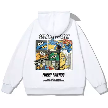 SESAME STREET Толстовка унисекс «УЛИЦА СЕЗАМ», Бежевый