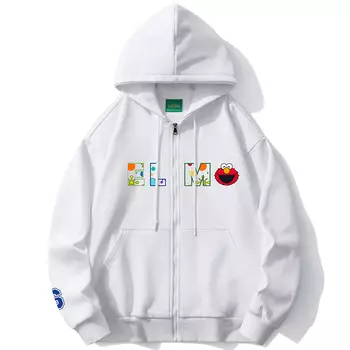 SESAME STREET Толстовка унисекс «УЛИЦА СЕЗАМ», Черный [на флисовой подкладке]