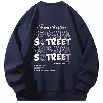 SESAME STREET Толстовка унисекс «УЛИЦА СЕЗАМ», Темно-серый
