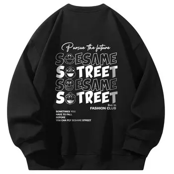 SESAME STREET Толстовка унисекс «УЛИЦА СЕЗАМ», Военно-морской