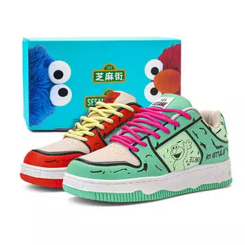 SESAME STREET УЛИЦА СЕЗАМ Обувь для скейтбординга унисекс, Розовый