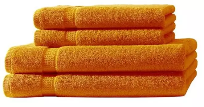 SET 2x Duschtuch & 2x Набор полотенец Hometex Premium Textiles, 50x1x140 см цвет terra