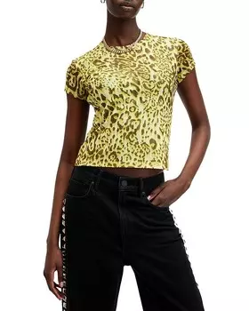 Сетчатая футболка ALLSAINTS Ellie, мультиколор