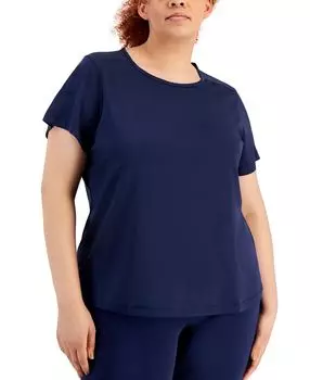 Сетчатая футболка больших размеров birdseye, созданная для macy's ID Ideology, мульти