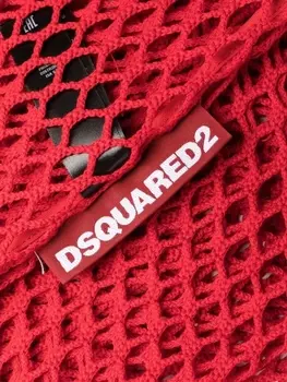 Сетчатая футболка Dsquared2, красный