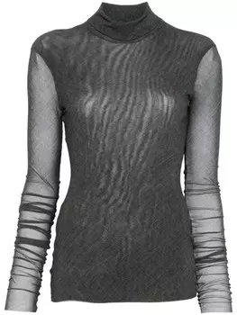 Сетчатая футболка Philosophy Di Lorenzo Serafini, серый