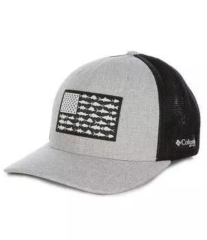 Сетчатая кепка с флагом Columbia PFG Trucker, серый