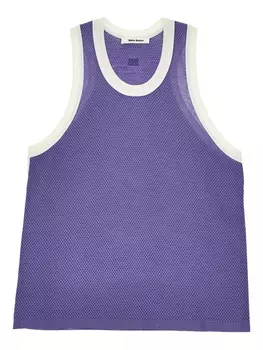 Сетчатая майка Wales Bonner, синий