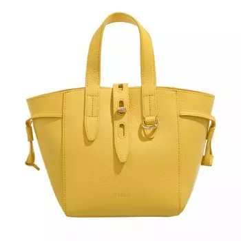 Сетчатая мини тоутовая сумка nettare Furla, желтый