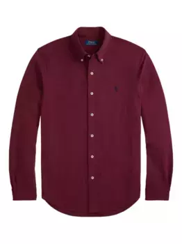 Сетчатая рубашка POLO RALPH LAUREN, красный