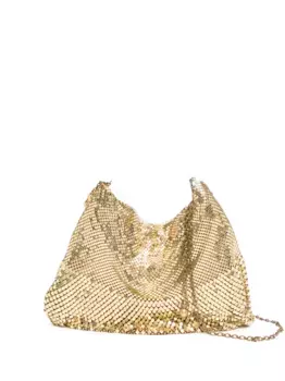 Сетчатая сумка через плечо Ana Disco Madison.Maison, золотой