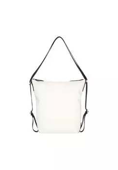 Сетчатая сумка на плечо с возможностью трехстороннего перемещения, отделение для ноутбука 41,5 см JOST, белый