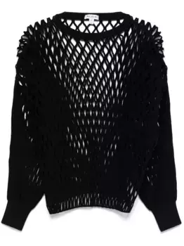 Сетчатая толстовка Alaa, черный