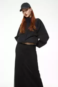 Сетчатая юбка H&M, черный