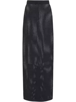 Сетчатая юбка Rosetta Getty, черный