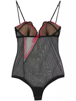 Сетчатое боди Nensi Dojaka, черный