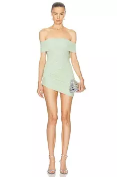 Сетчатое мини-платье Deniz Ser.O.Ya, цвет Sage