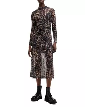 Сетчатое платье ALLSAINTS Hanna, мультиколор