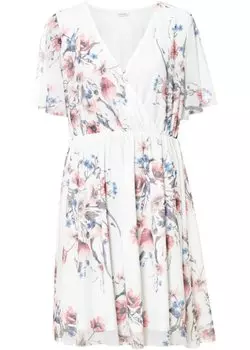 Сетчатое платье Bodyflirt, белый