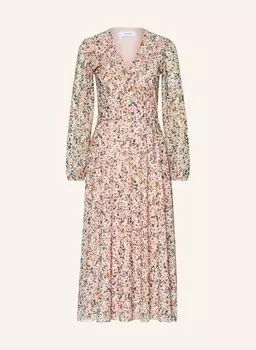 Сетчатое платье Comma Casual Identity, бежевый