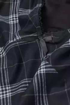 Сетчатое платье H&M, черный