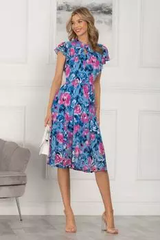 Сетчатое платье Luella Key Hole Jolie Moi, синий