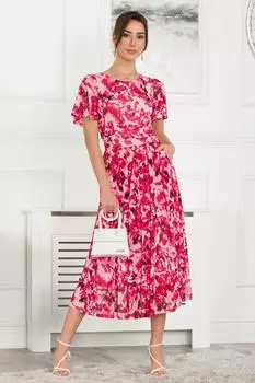 Сетчатое платье макси Giana Jolie Moi, розовый