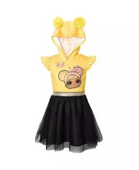 Сетчатое платье Queen Bee для девочек от малышей до больших детей L.O.L. Surprise!, желтый