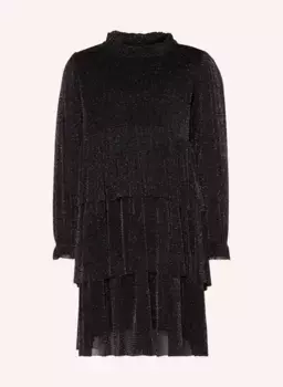 Сетчатое платье с блестящей пряжей S.Oliver Red, черный