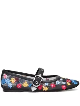 Сетчатые балетки ID Flowerworks 3.1 Phillip Lim, черный