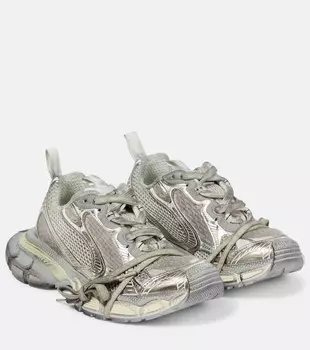 Сетчатые кроссовки 3xl Balenciaga, белый