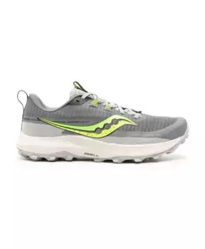 Сетчатые кроссовки с нашивкой логотипом Saucony, серый