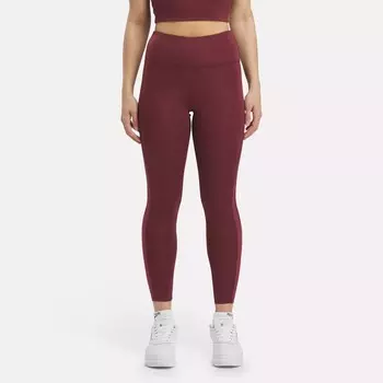 Сетчатые леггинсы ID Train Reebok, бордовый